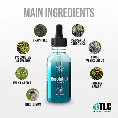 TLC Resolution Weight Loss Drops: 2 Oz - 60 ML Total Life Changes Au supplements