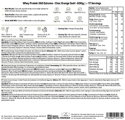 Protein Works - Whey Protein 360 Extreme | Added Vitamins | Muscle Building and Recovery Protein Works Au supplements