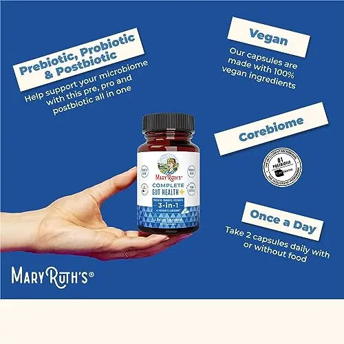 MaryRuth's 3-in-1 Probiotics for Complete Gut Health | Gut Health Supplement for Women MaryRuth Organics Au supplements