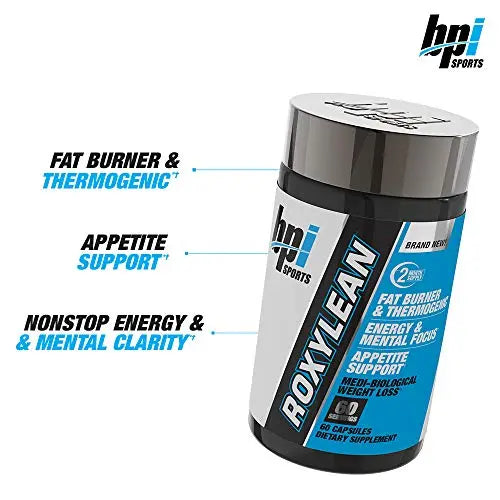 BPI Sports -Roxylean Extreme Fat Burner & Weight Loss Supplement, 60Count BPI Sports Au supplements