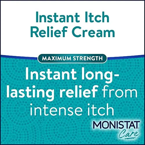 Monistat Instant Itch Relief Cream for Women, Maximum Strength Feminine Itch Care, 1 oz Monistat Au supplements