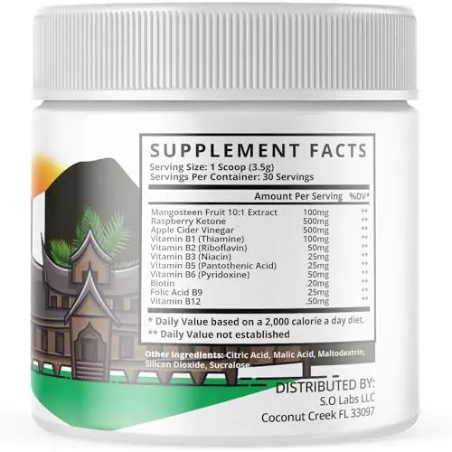 (5 Pack) Sumatra Slim Belly Tonic, Sumatra Slim Belly Tonic Powder Supplement S.O Labs Au supplements
