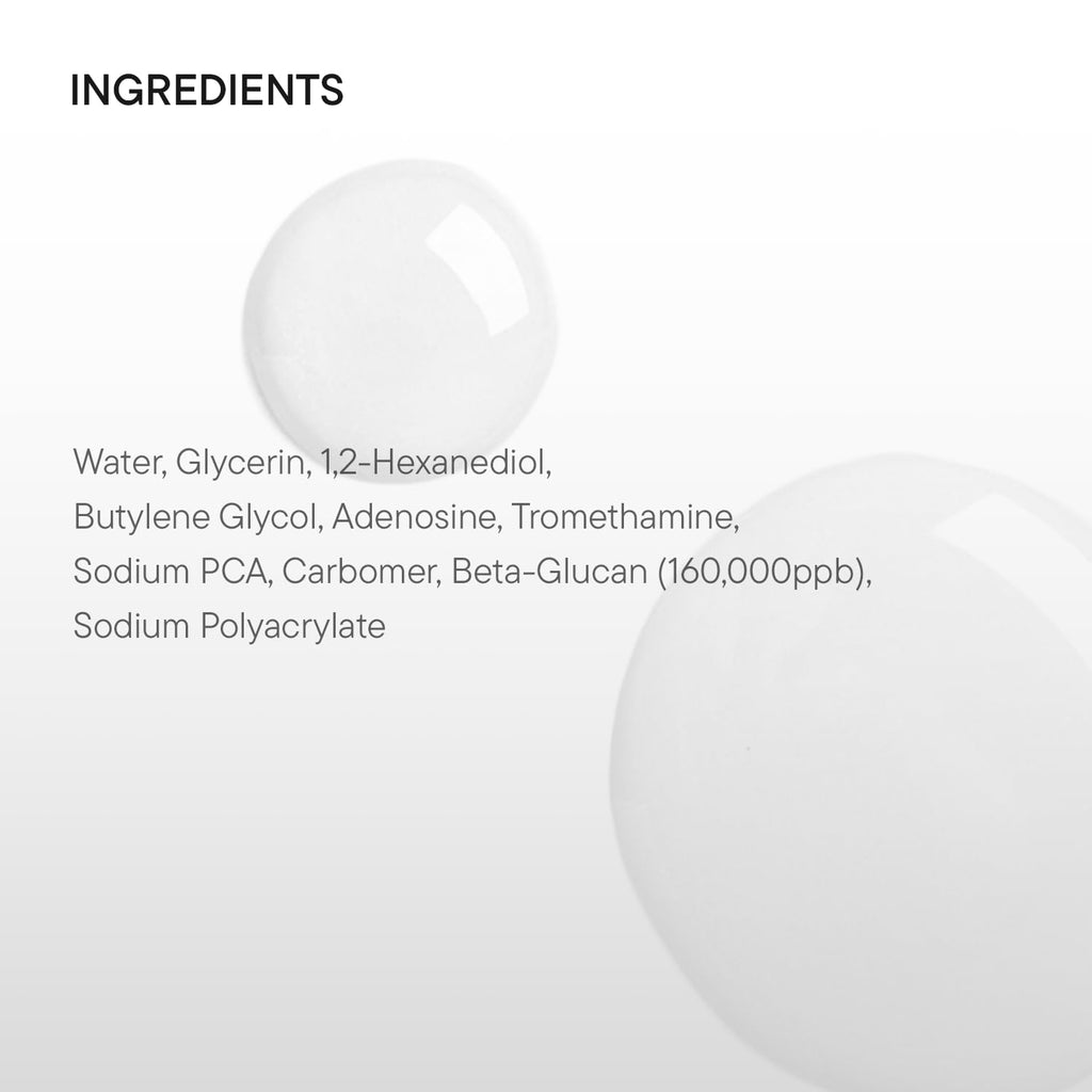 IUNIK Beta-Glucan Power Moisture Serum – Beta-Glucan & 7 Types of Peptides Deep Hydration Vegan Serum for Dry