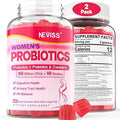 Probiotics for Women Gummies, Sugar Free Vaginal Probiotics 50 Billion CFU 10 Strains w/ Cranberry NEVISS Au supplements