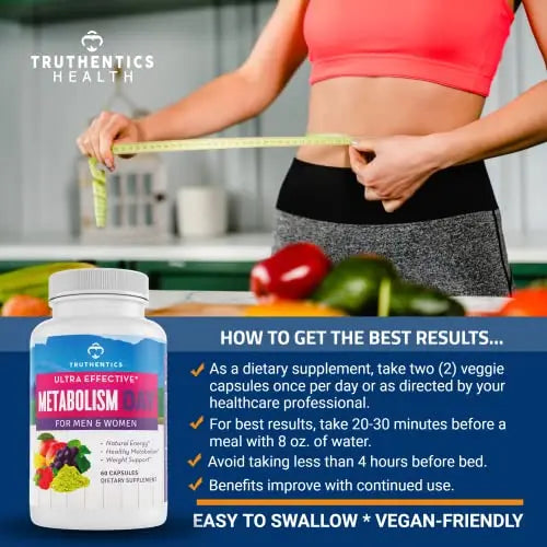 TRUTHENTICS Metabolism Booster for Women & Men - Natural Appetite Suppressant TRUTHENTICS Au supplements