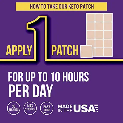 VitaPatch Keto Patch with B12 Methylcobalamin and Vitamin Guarana B12 Patch for Energy VitaPatch Au supplements