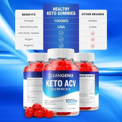(2 Pack) LeanGenix Keto ACV Gummies - Official - Keto Lean Genix ACV Advanced Formula Rillvo Au supplements
