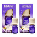 Lifelines Essential Oil Blend 2-Pack, in Bloom: Energy & Joy Oils for Essential Oil Diffuser Lifelines Au supplements
