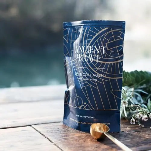 Ancient + Brave Wild Collagen 200g - Wild Caught Marine Collagen Powder - 100% Hydrolysed Collagen Peptides (Fish) Ancient + Brave Au supplements