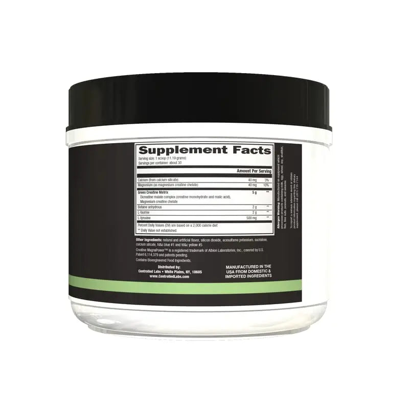 CONTROLLED LABS Green Magnitude Supplement, Synergistic Creatine Formula Powder CONTROLLED LABS Au supplements