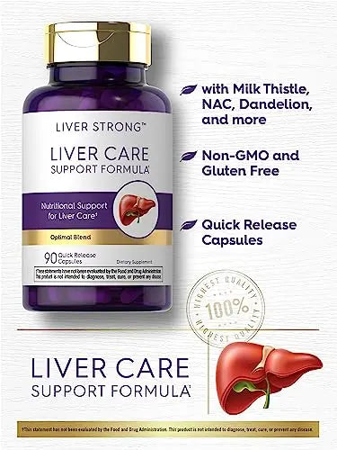 Carlyle Liver Support Supplement | 90 Capsules | Powerful Complex | Liver Care Formula Carlyle Au supplements