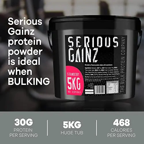 The Bulk Protein Company, SERIOUS GAINZ - Whey Protein Powder - Weight Gain, Mass Gainer The Bulk Protein Company Au supplements