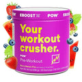 EBOOST POW Natural Pre Workout Powder - 20 Servings - Berry Melon Fizz - Pre Workout EBOOST Au supplements