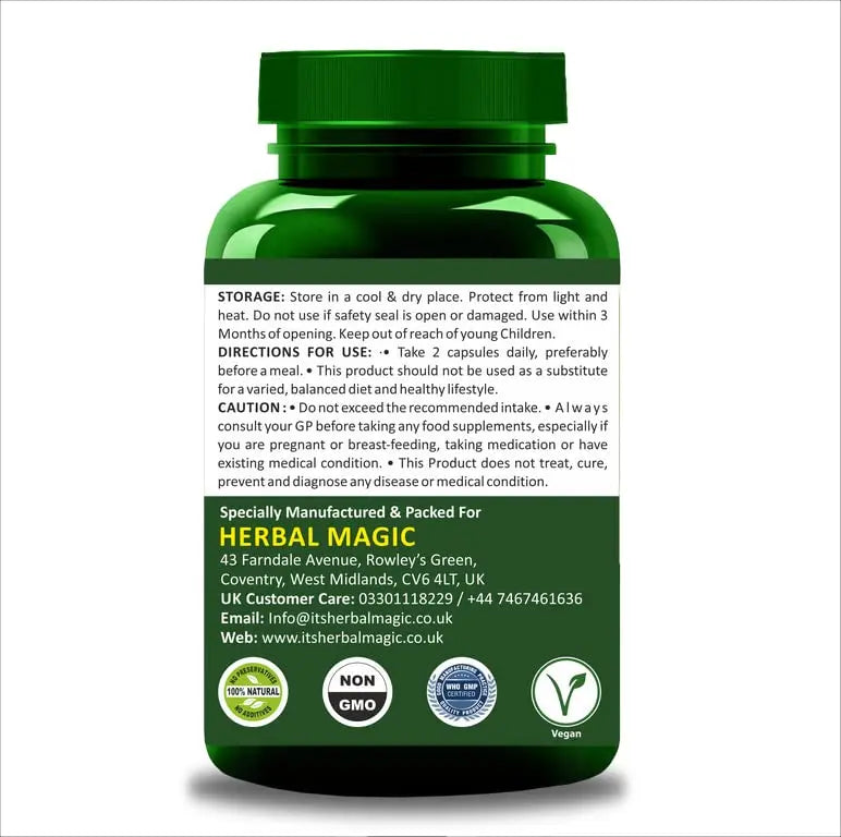Herbal Magic's Pure & Natural Blend - Collagen Builder Capsules x 60 - Made from 17 Fruits Herbal Magic Au supplements