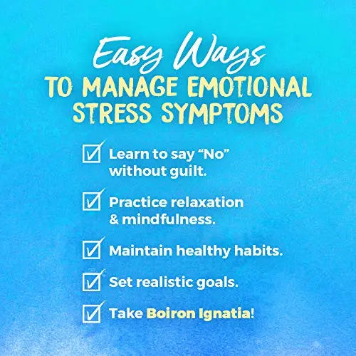 Boiron Ignatia Amara 30C Homeopathic Medicine for Relief from Emotional Stress, Hypersensitivity Boiron Au supplements