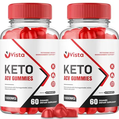 (2 Pack) Vista Keto Acv Gummies - Official Formula, Vegan - Vista Keto + Acv Gummies Healthly Au supplements