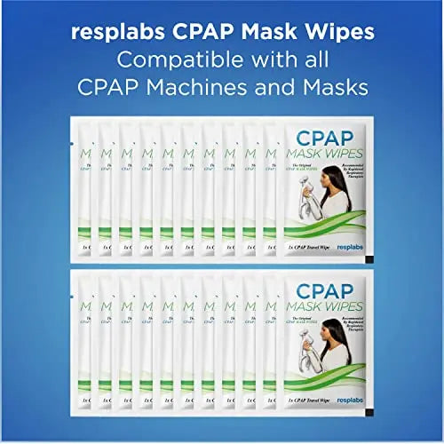 resplabs CPAP Mask Cleaning Wipes - Unscented, Alcohol-Free Cleaner RespLabs Medical Inc. Au supplements