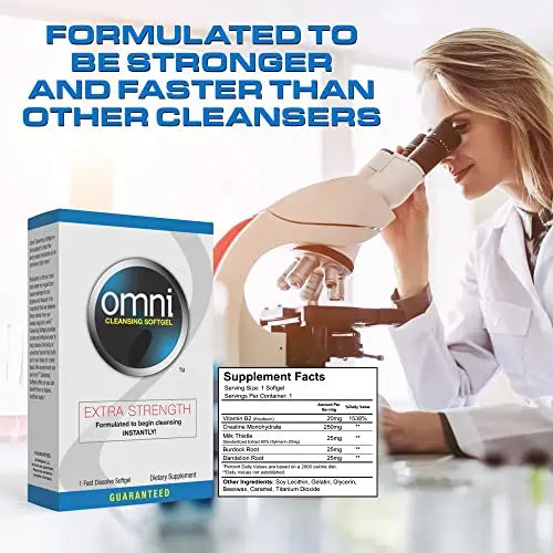 Wellgenix Omni Herbal Detox Cleanse Softgel: Fast Acting Body Detox, Quick Flush Toxin Removal Wellgenix Au supplements