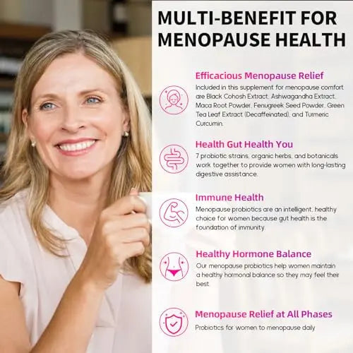 120 Billion CFU Probiotic - Menopause Support Probiotics for Women, 13-in-1 Natural Negima Au supplements