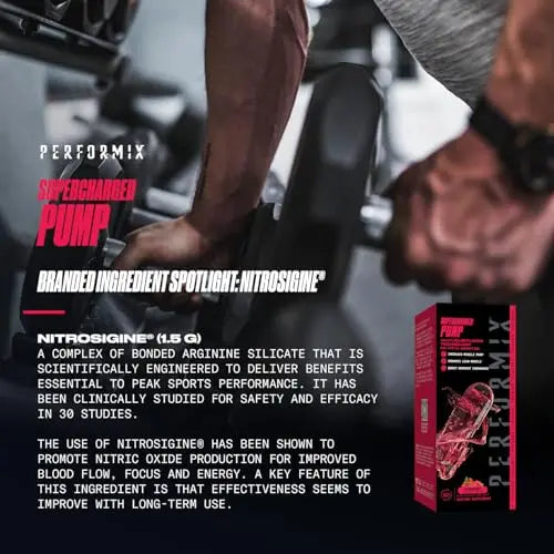 PERFORMIX Supercharged Pump - Nitrosigine and Betaine Pre Workout Supplement PERFORMIX Au supplements