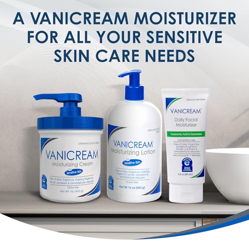 Vanicream Moisturizing Skin Cream with Pump Dispenser - 16 fl oz (1 lb) - Moisturizer Formulated