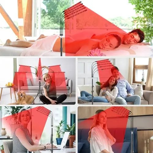 Red Light Therapy Lamp, 150 LEDs Infrared Light Therapy with Adjustable Stand - 660nm Redlight Rikimxin Au supplements