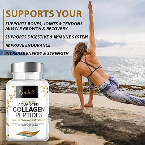 Pure Collagen Supplements Capsules Grass Fed Advanced Multi Collagen Peptides K GEN rejuvenation nutrition Au supplements