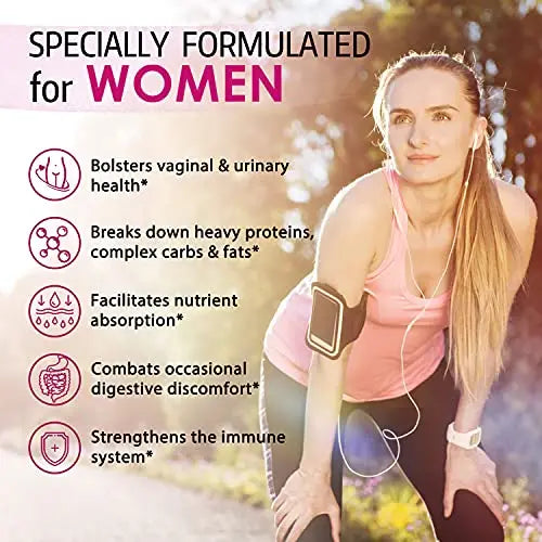 Bonawell Probiotics for Women 100B, with Organic Prebiotic, Cranberry for Feminine Health Bonawell Au supplements