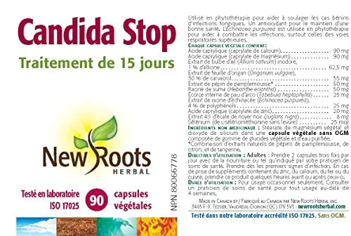 New Roots Herbal Candida Stop, 90 CT NEW ROOTS HERBAL Au supplements