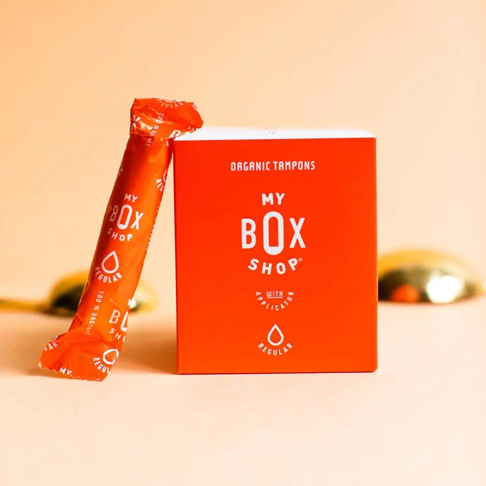 MYBOXSHOP Organic Tampons - 100% Pure Organic Cotton Tampons with BPA-Free Applicator MYBOXSHOP Au supplements