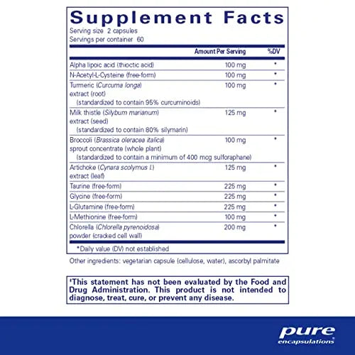 Pure Encapsulations Liver-G.I. Detox | Support for Liver and Gastrointestinal Detoxification Pure Encapsulations Au supplements