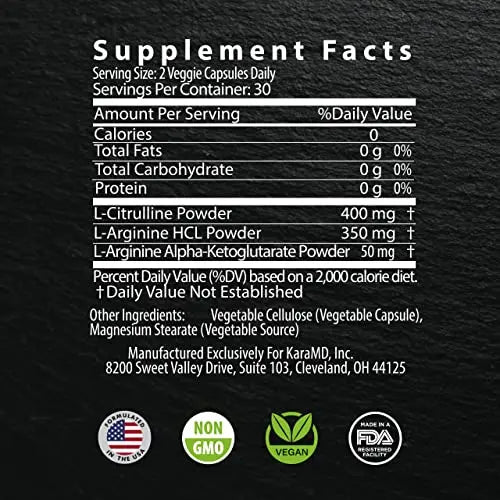 KaraMD Boost NXT | Nitric Oxide Booster Supplement | Natural L-Citrulline & L-Arginine KaraMD Au supplements