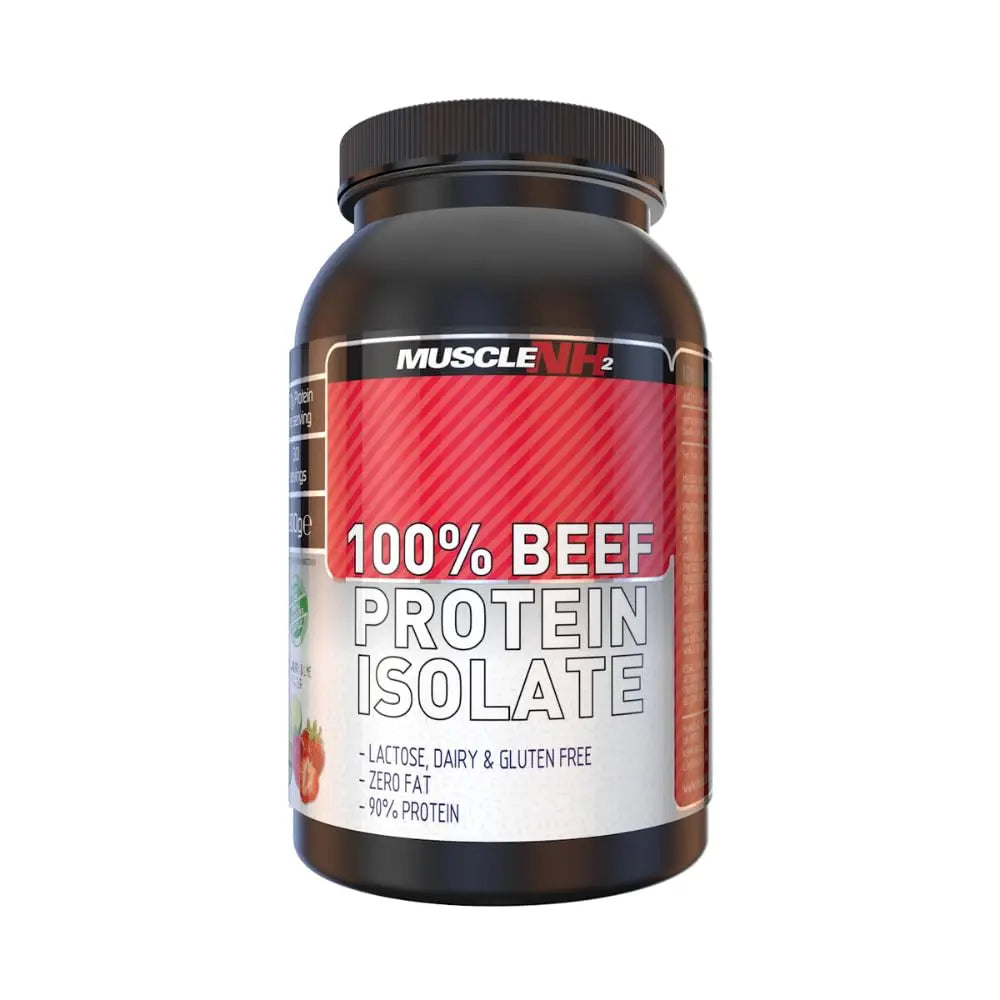 MuscleNH2 Beef Protein Isolate Powder 90%, High Protein, Low Fat, Dairy Free, Gluten Free, Soy Free MuscleNh2 Au supplements