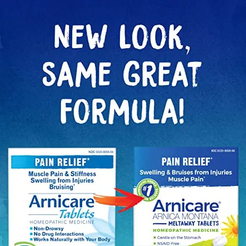 Boiron Arnicare Tablets for Pain Relief from Muscle Pain, Joint Soreness, Swelling from Injury or Bruises Boiron Au supplements