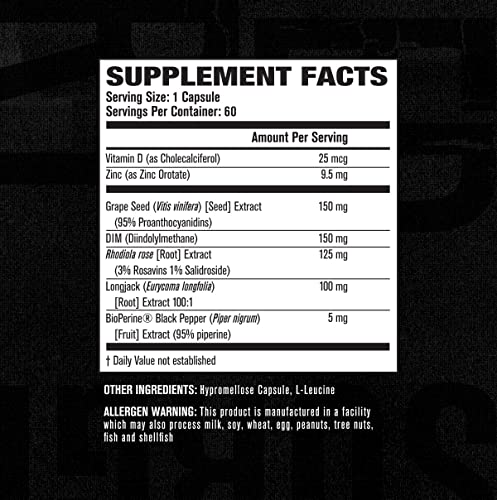 Jacked Factory Androsurge Estrogen Blocker & Testosterone Booster for Men -Grade Anti Jacked Factory Au supplements