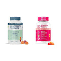 SmartyPants Women's and Teen Guy Multivitamin Gummies Bundle: Omega 3 (DHA/EPA), Methylfolate, CoQ10, Vitamin D3, C, Vitamin B12, B6, Vitamin A, K & Zinc, Gluten Free (30 Day Supply) SmartyPants Au supplements
