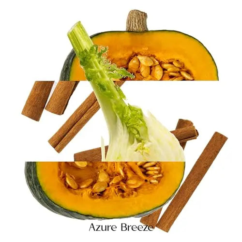 Pumpkin Scented Candles for Home - 12 oz, 70 Hours Burning - Natural Essential Oils & Soy Wax Azure Breeze Au supplements