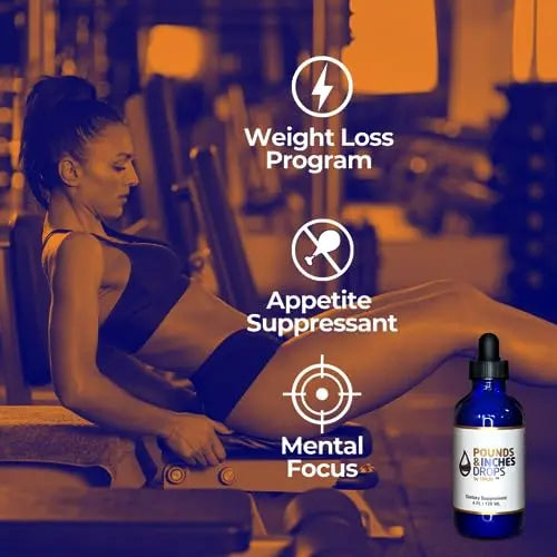 Dirobi Pounds and Inches Weight Management Drops, Liquid Supplement Pounds and Inches Drops Au supplements