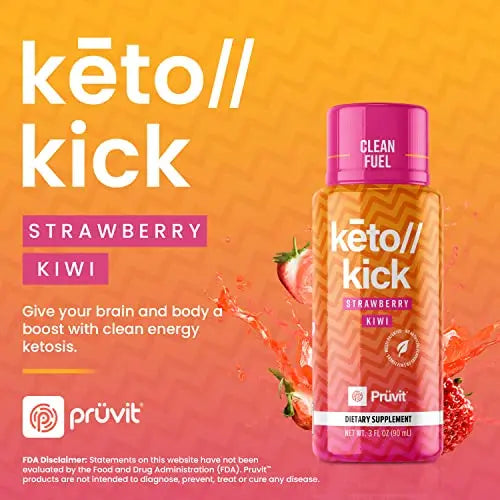 Pruvit Keto Kick Strawberry Kiwi Exogenous Ketones Exalt The Benefits of Natural Slim PRÜVIT Au supplements