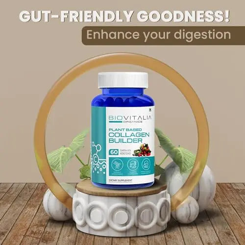 Biovitalia Plant Based Collagen Builder Capsule with Biotin & Vitamin C | Dietary Supplement for Men & Women BIOVITALIA ORGANICS Au supplements