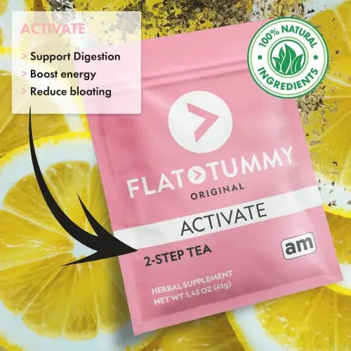 Flat Tummy Tea 2-Step Detox Tea – 2 Week Program – to Boost Energy, Speed Metabolism Flat Tummy Tea Au supplements