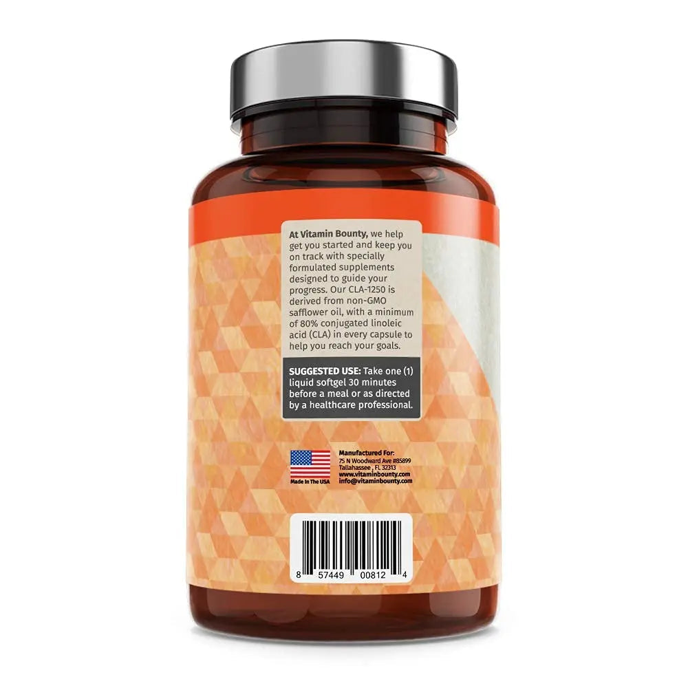 Vitamin Bounty CLA 1250mg - Conjugated Linoleic Acid, CLA for Women and Men, CLA Pills Vitamin Bounty Au supplements