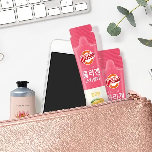 KWANGDONG Vita500 Mango Collagen Peptides Stick Jelly, with Vitamin C, to Support Skin KWANGDONG Au supplements