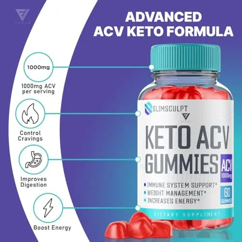 Slimsculpt Keto ACV Gummies Advanced Weight Loss, Slim Sculpt Keto + ACV Apple Cider Fyvus Au supplements