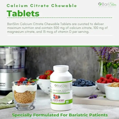 BariSlim Bariatric Calcium Citrate with Magnesium and Vitamin D Tabs - 500 mg of Calcium BariSlim Au supplements