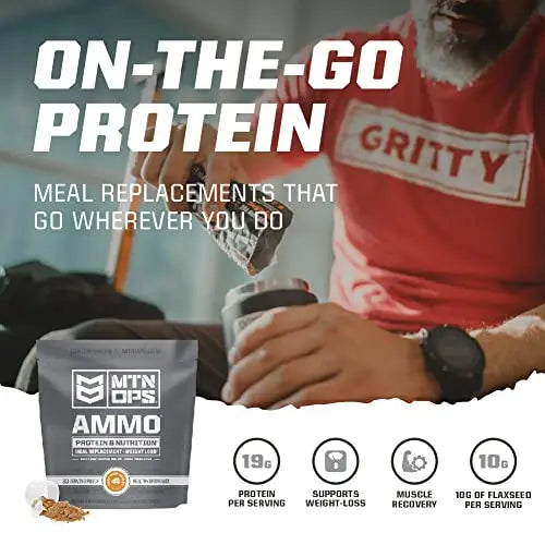 MTN OPS Ammo Protein Powder Meal Replacement Shake for Lean Muscle Building MTN OPS Au supplements