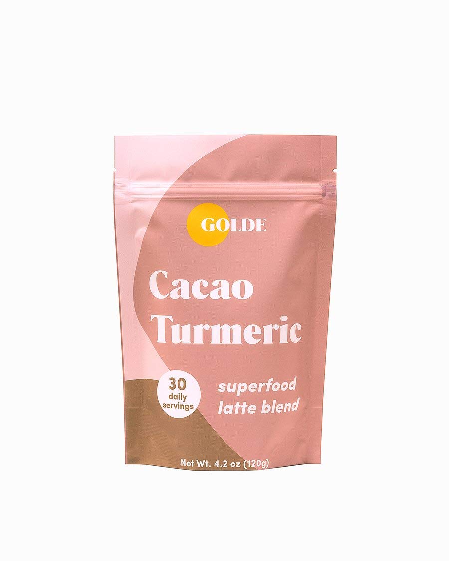 GOLDE - Superfood Latte Blend - Cacao Turmeric - Plant Based w/Turmeric, Cacao, & Coconut Milk Powder - Healthy Hot Cocoa - Coffee Replacement - Vegan, Keto, & Sugar-Free - 30 Servings GOLDE Au supplements