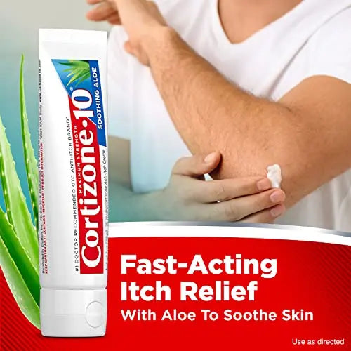Cortizone 10 Maximum Strength Anti-Itch Cream with Soothing Aloe, 1% Hyd Cortizone 10 Au supplements