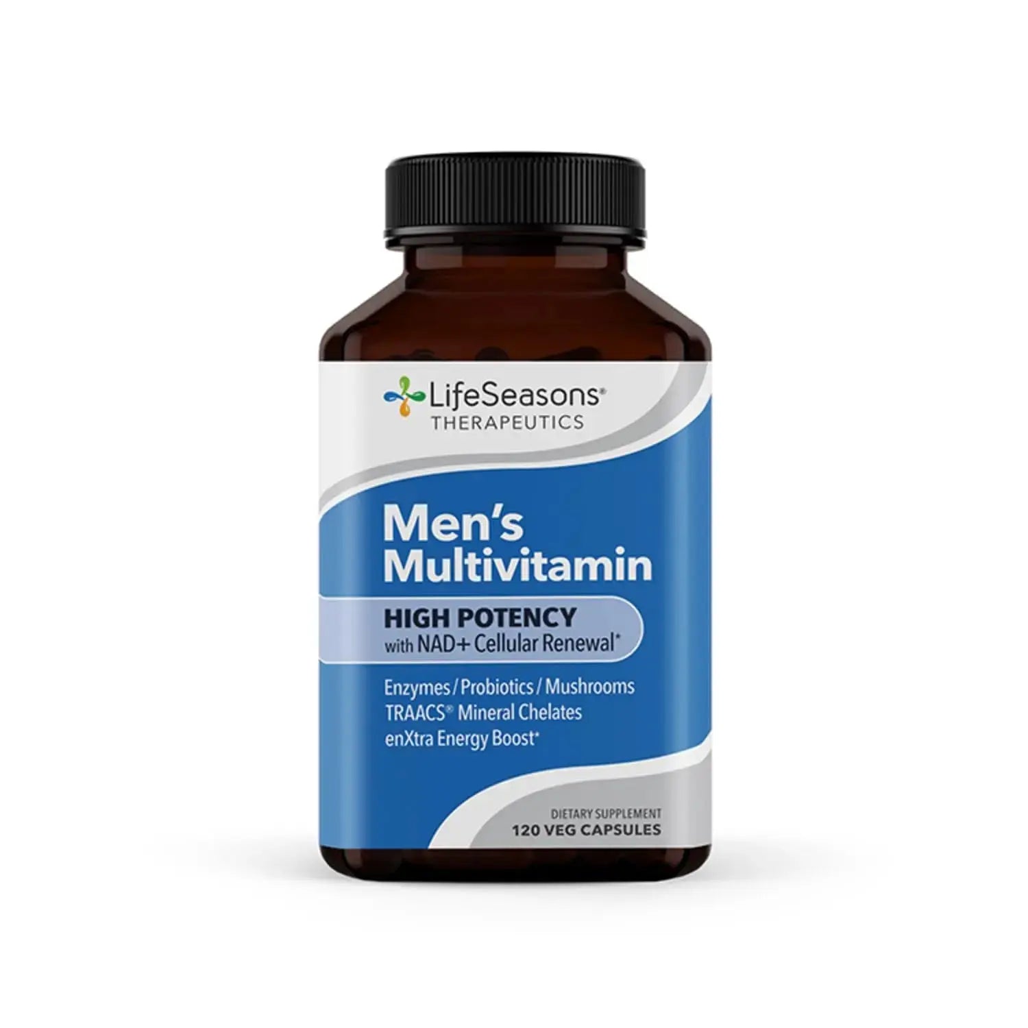 LifeSeasons Men's Multivitamin – High Potency with 21 Vitamins & Minerals, PureWay-C®, NAD+, Active B-Vitamins, TRAACS® Chelates LifeSeasons Au supplements