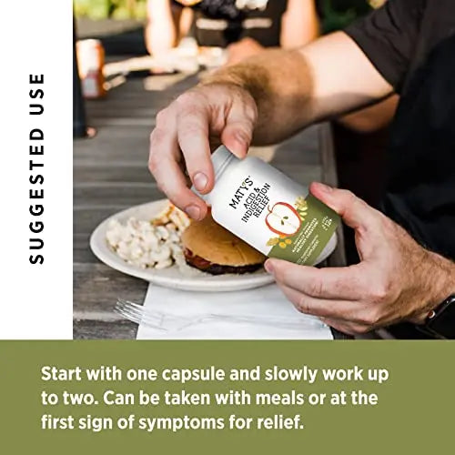 Matys Acid & Indigestion Relief Capsules, Safe Antacid Alternative for Occasional Acid Matys Au supplements